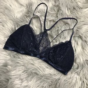 Sexy silk and lace bralette